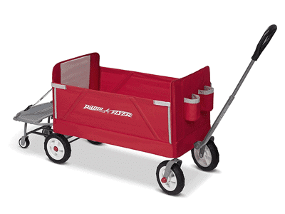 radio flyer wagon beach wheels