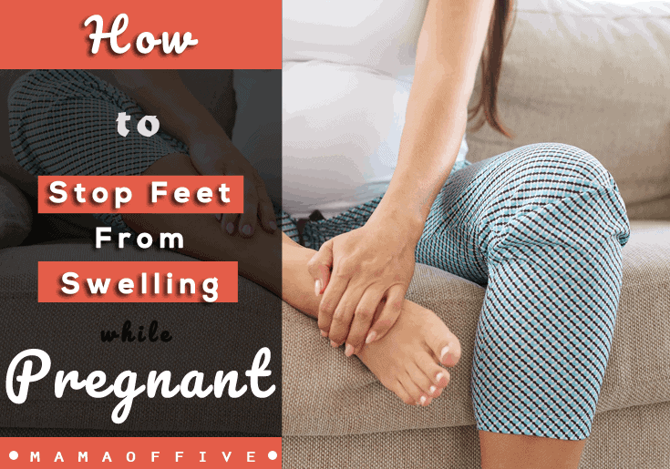 how to get rid of swelling in feet while pregnant