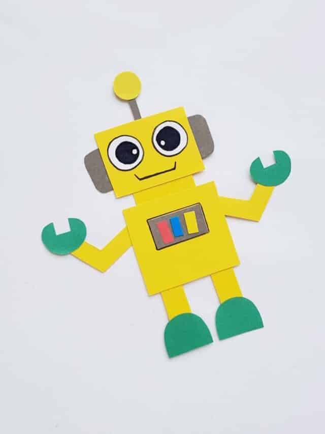 Free Fun Robot Papercraft for Energetic Kids Story