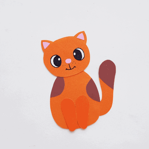 Free Papercraft Template Cats for Kids Who Love Pets
