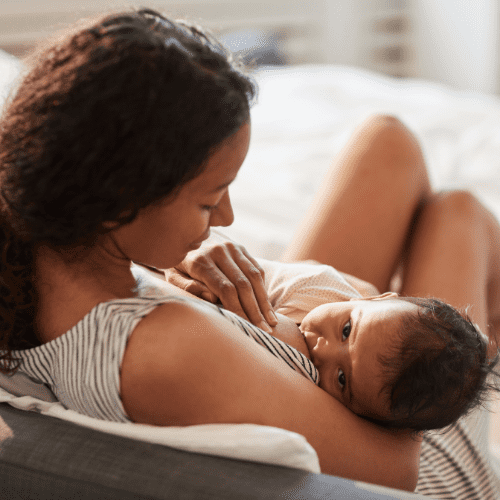 Baby choking on milk