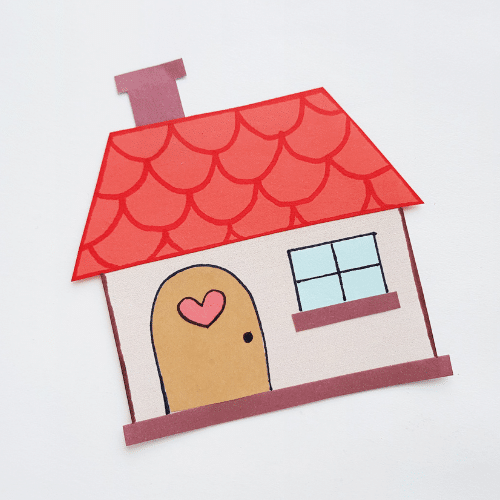 Paper Craft House Template