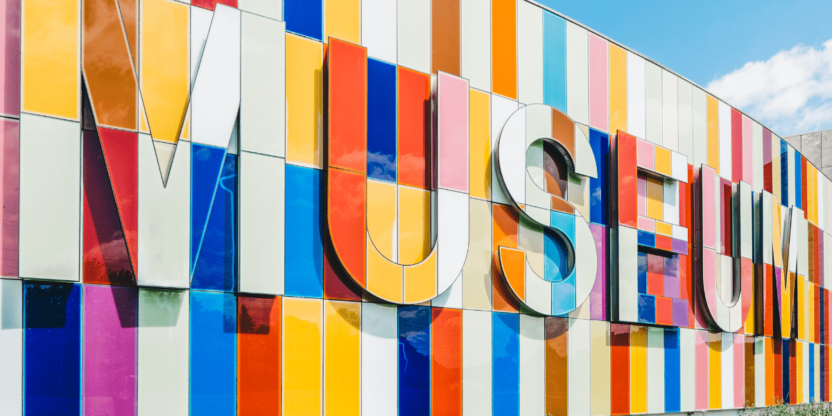 colourful building with museum written on the wall