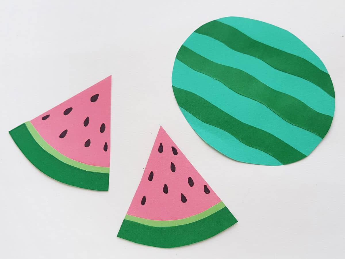 Free Watermelon Printable Papercraft