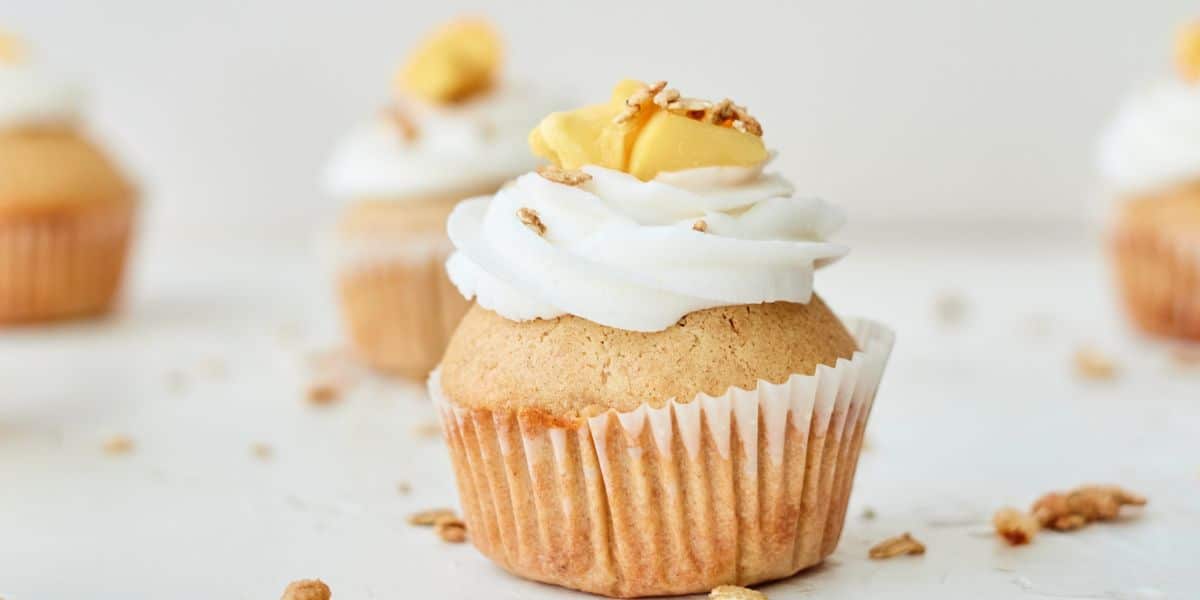 Peach Cobbler Cupcake