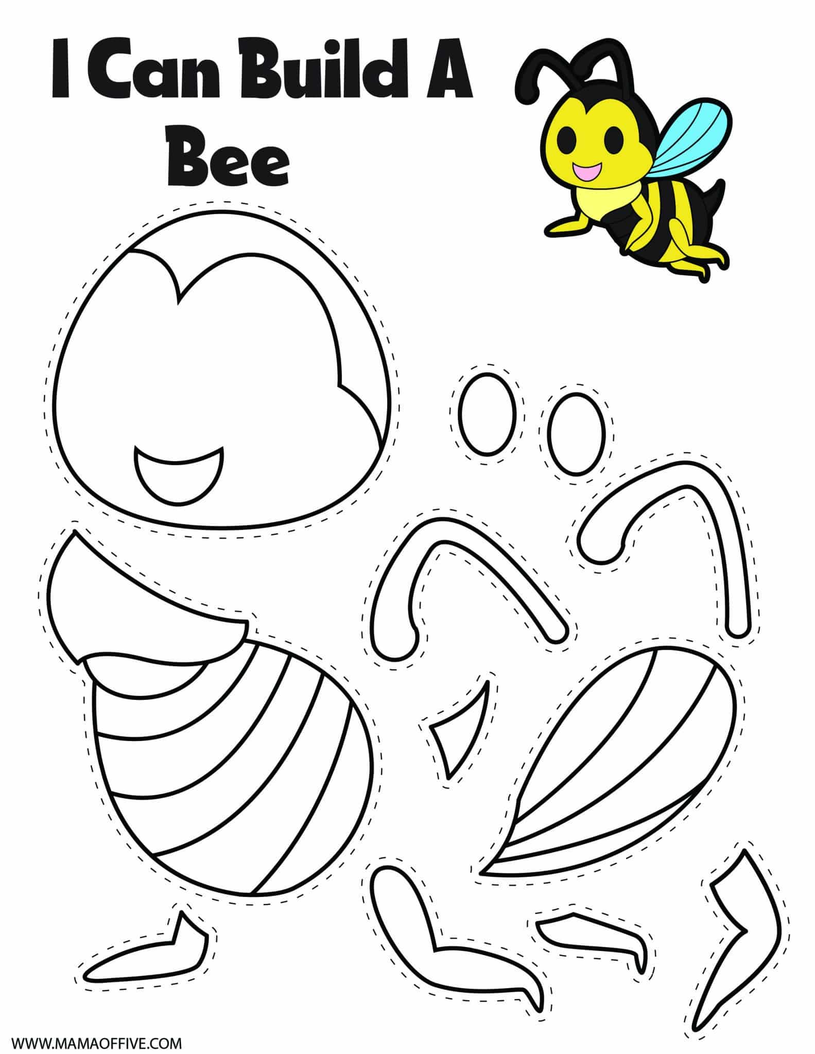 Spring Printable Crafts - FREE - Mama of Five