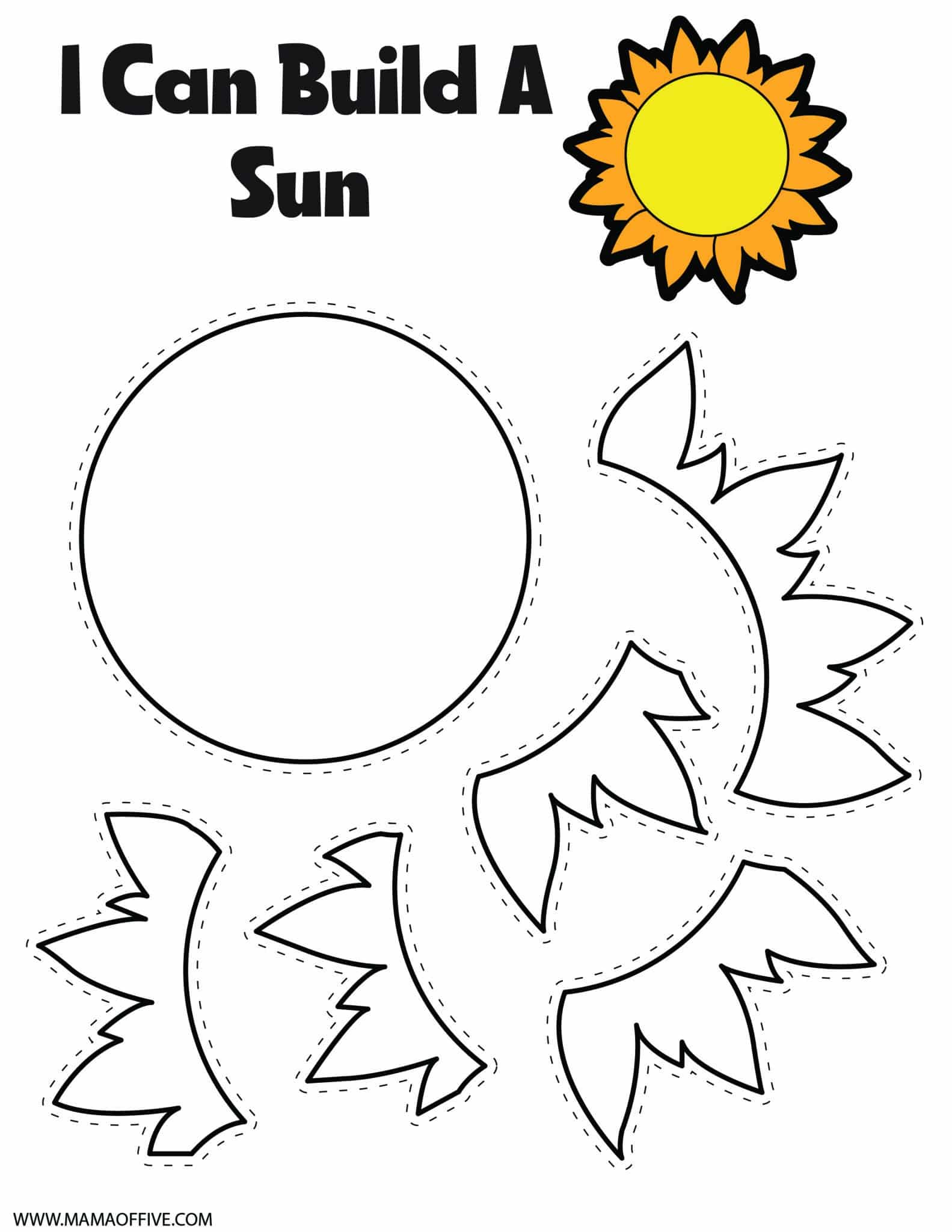 Spring Printable Crafts - FREE - Mama of Five