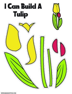 Spring Printable Crafts - FREE - Mama of Five