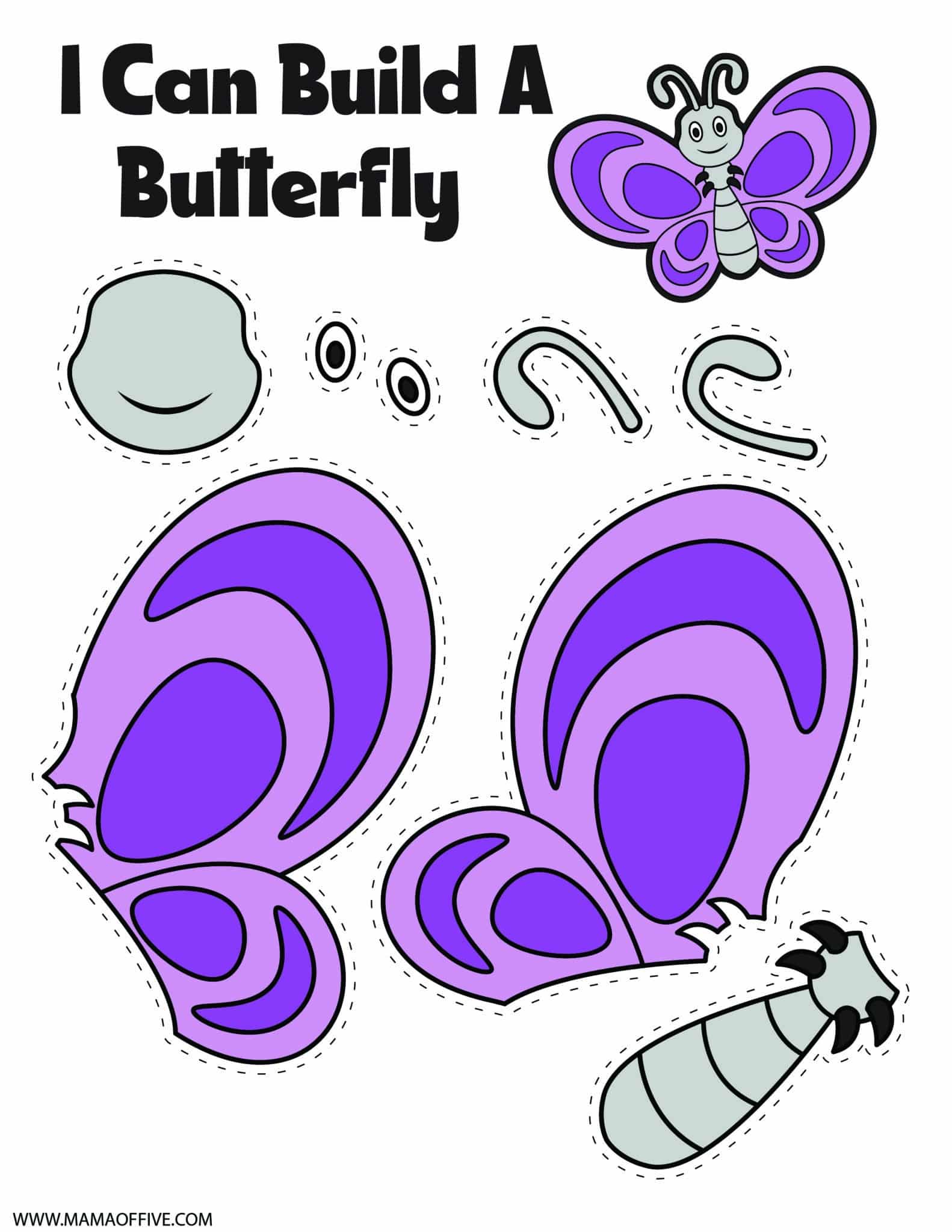Spring Printable Crafts - FREE - Mama of Five