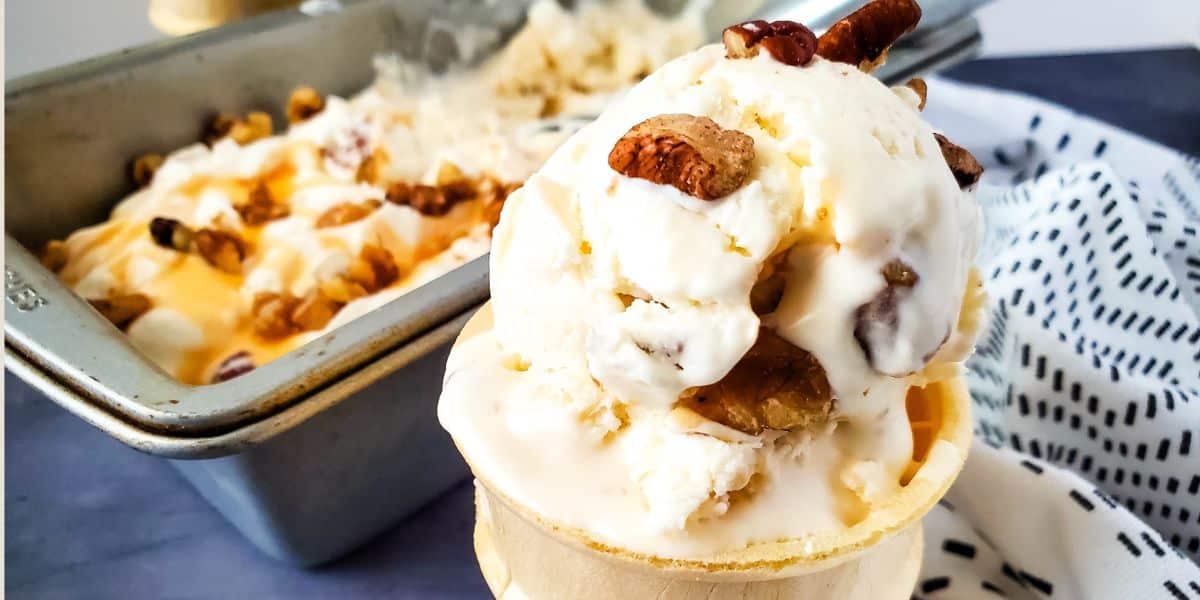 Nutty Salted Caramel Ice Cream