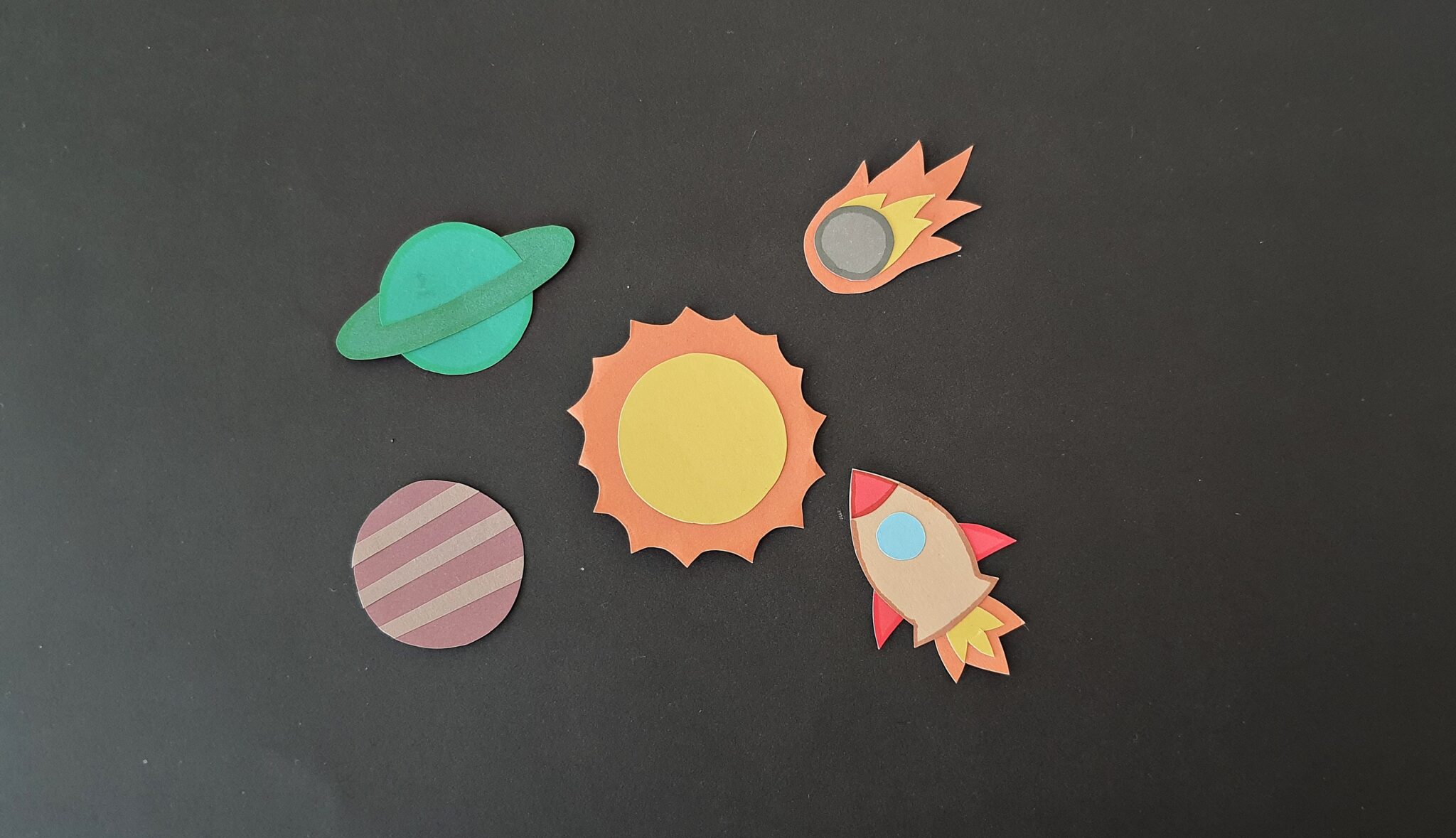 FREE Space Papercraft Template