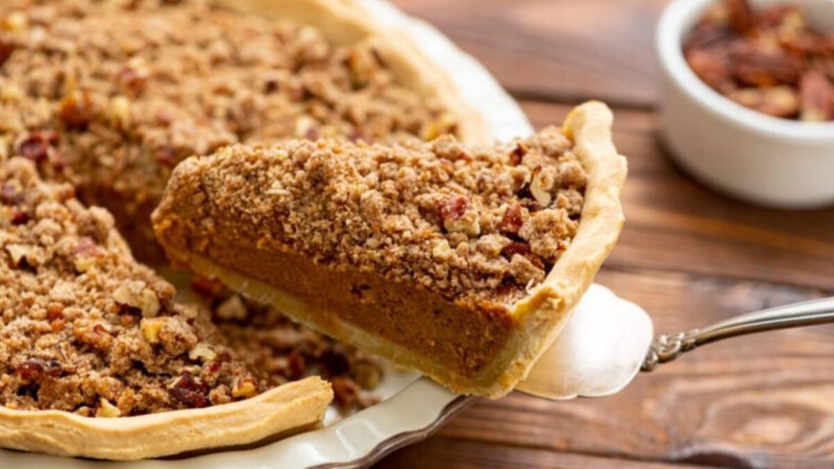 Apple Butter Pumpkin Pie