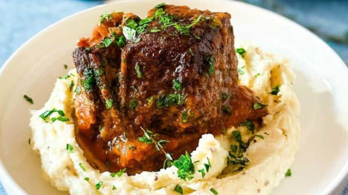 Beer Braised Beef Short Ribs