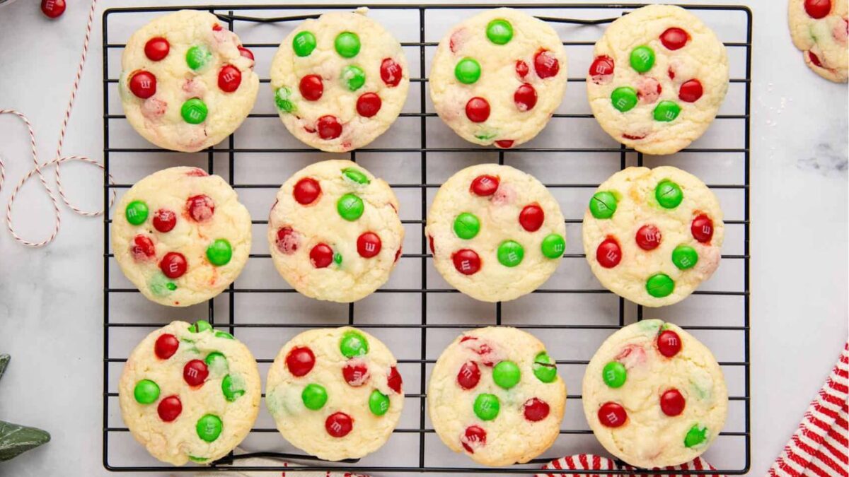 Cake Mix Christmas Cookies