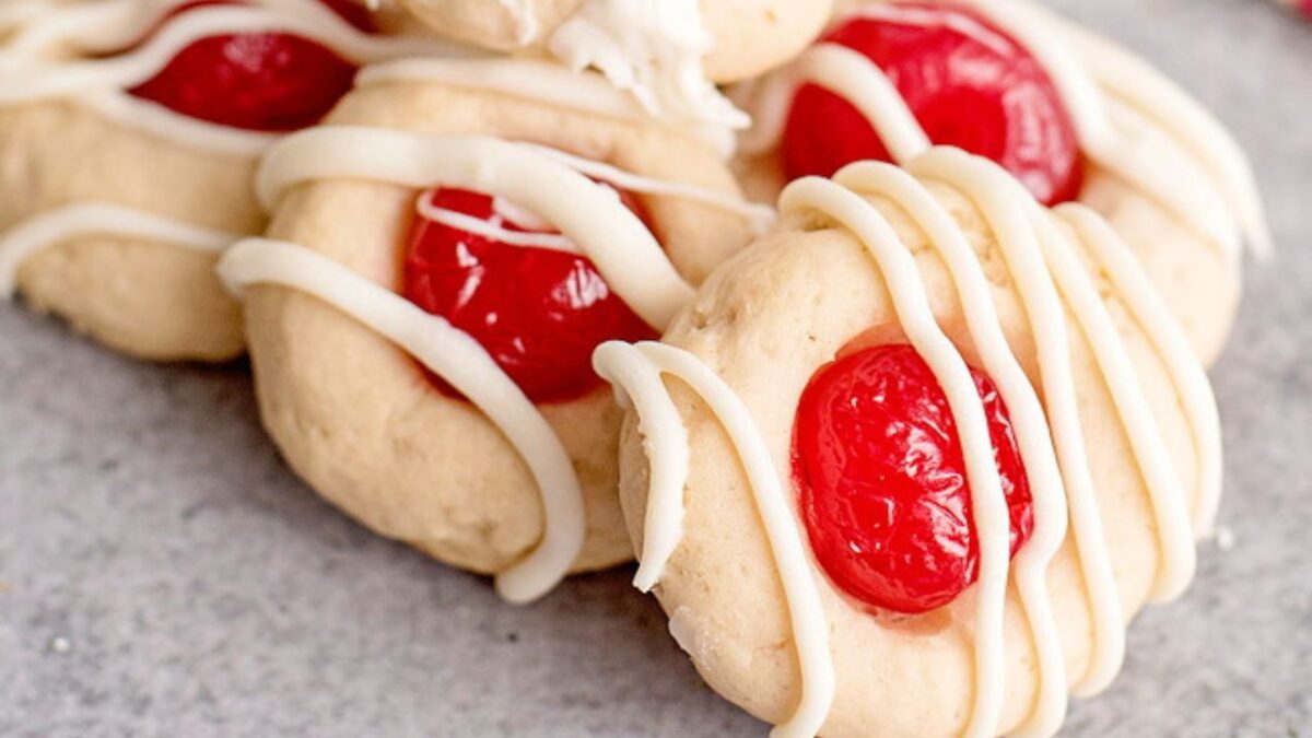 Cherry Almond Cookies