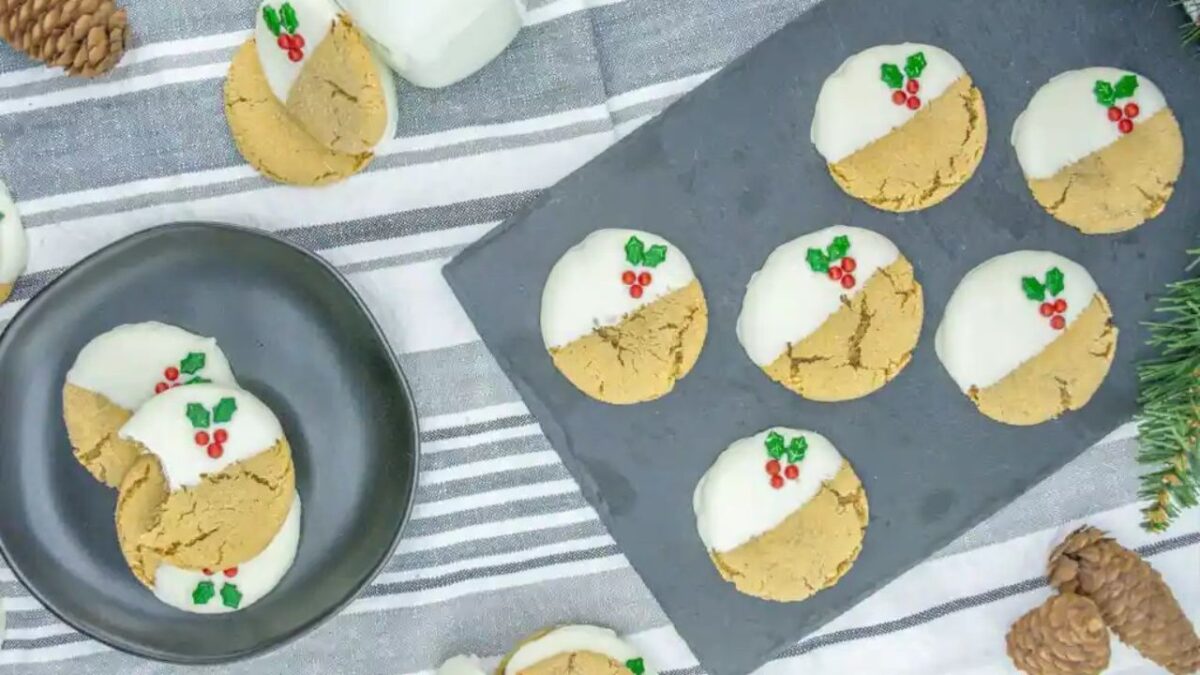 Chocolate Dipped Gingersnaps