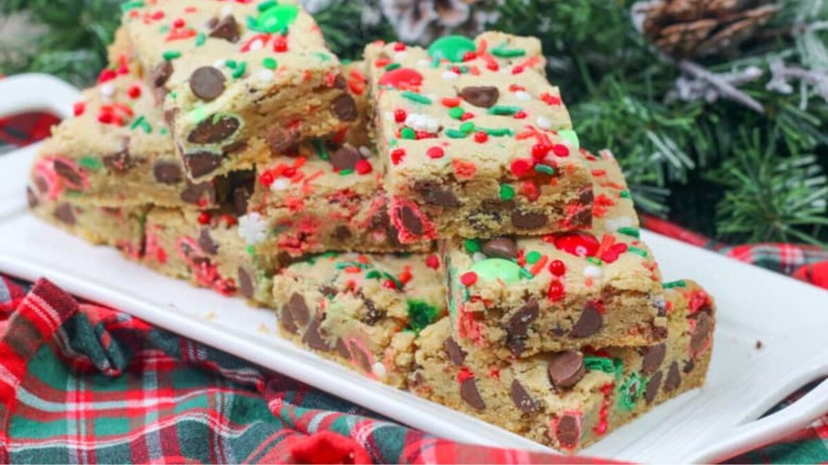 Christmas Cookie Bars
