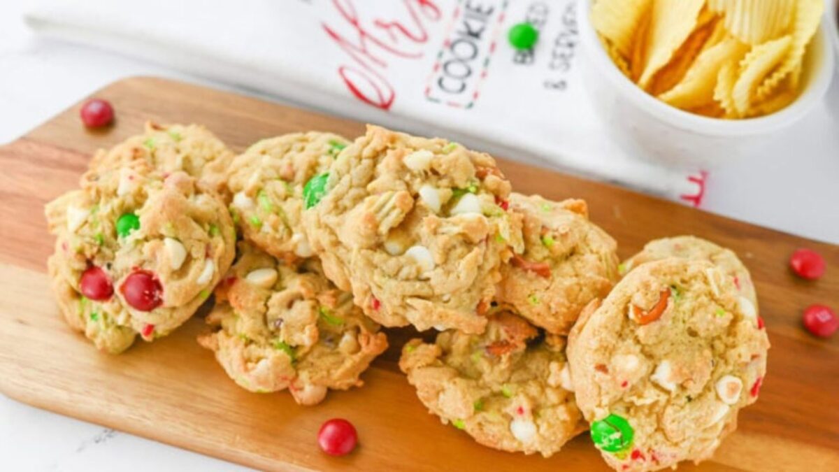 Christmas Kitchen Sink Cookies