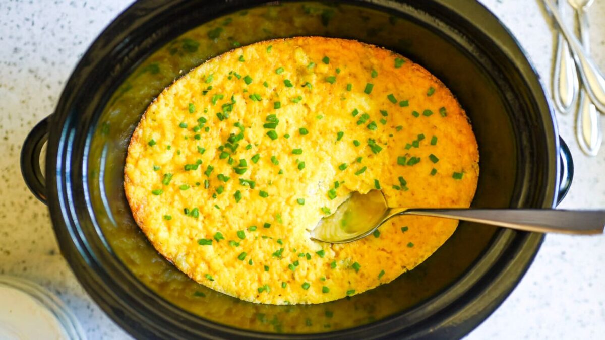 Crock Pot Corn Casserole