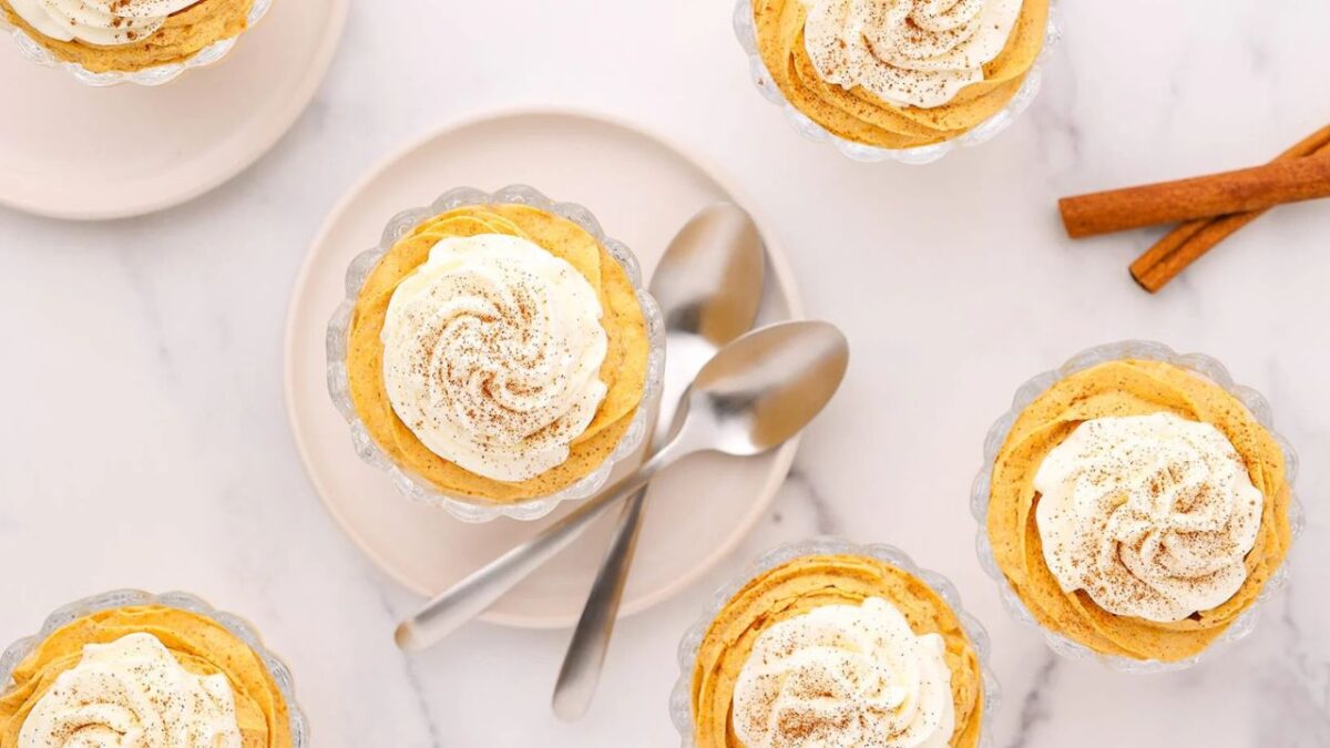 Easy Pumpkin Cheesecake Mousse