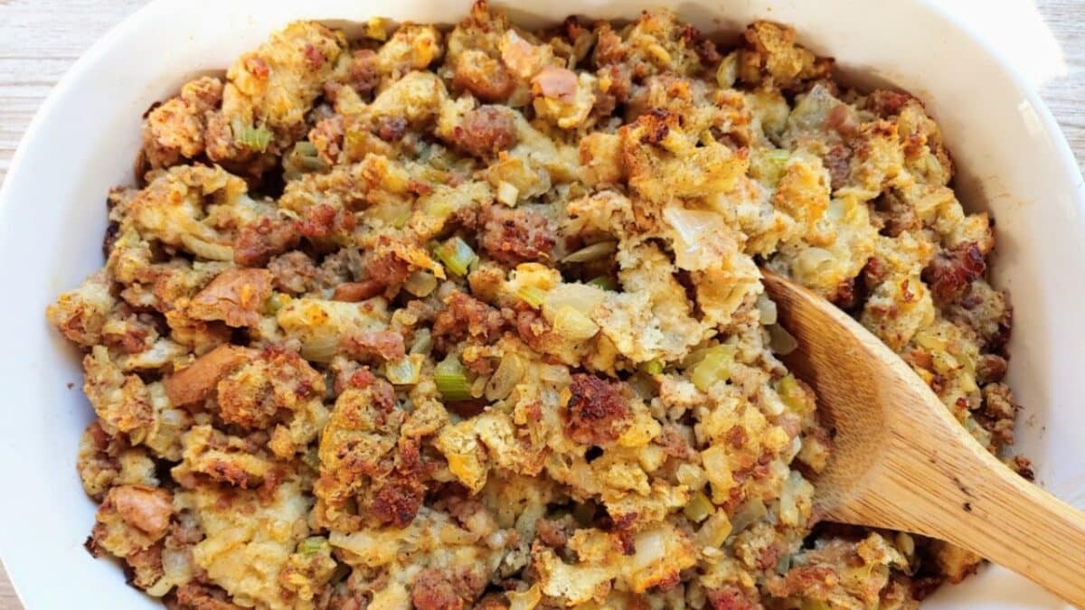 Mom’s Sausage Stuffing