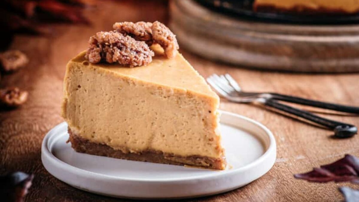 Pumpkin Mascarpone Cheesecake