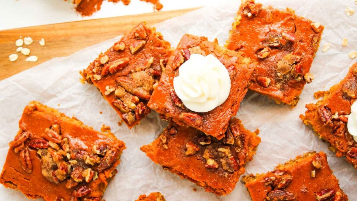Pumpkin Pecan Pie Bars