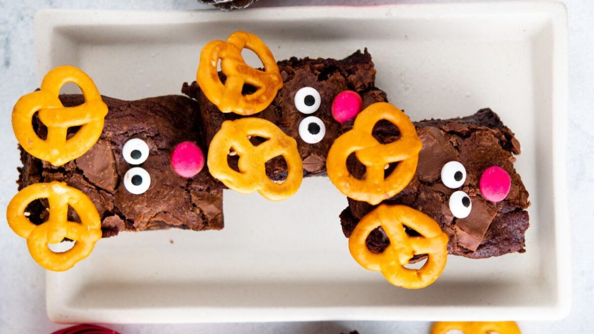 Reindeer Brownies