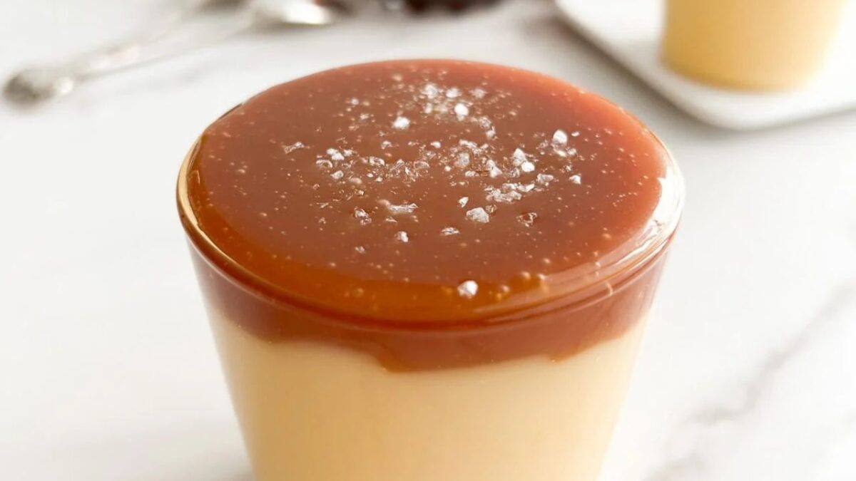 Salted Caramel Budino