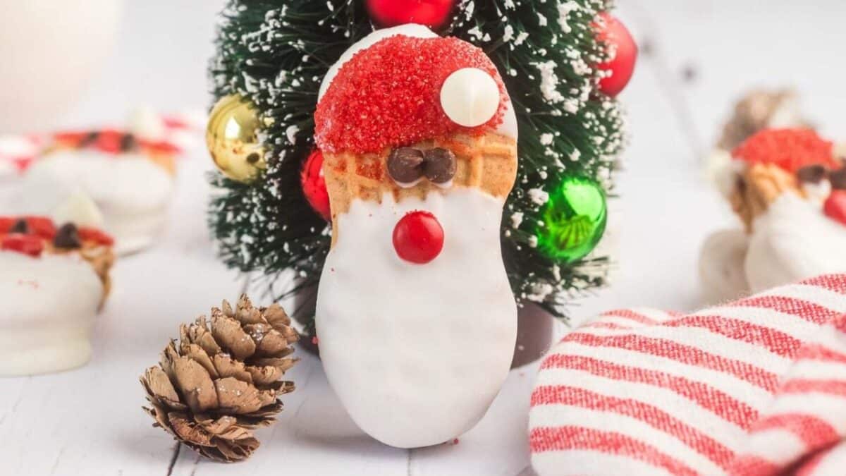 Santa Nutter Butter Cookies