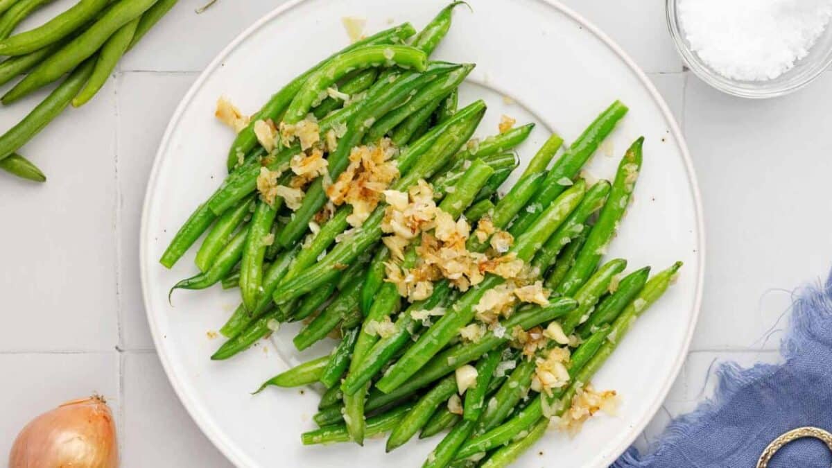 Sautéed Green Beans with Shallots