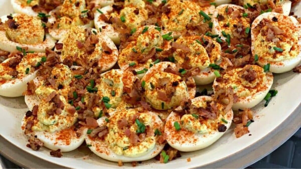 Smoked Deviled Eggs