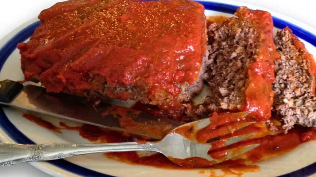 The Best Meatloaf Recipe with Pasta Sauce