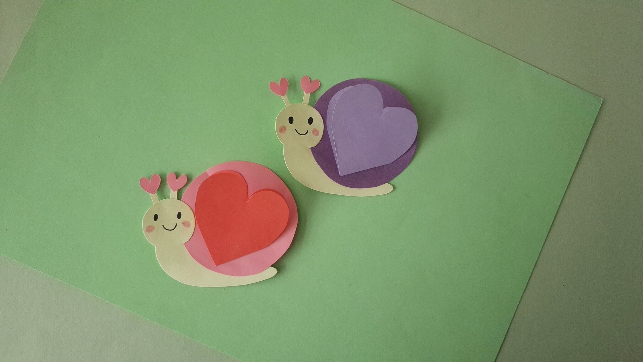 Valentine Snail Card