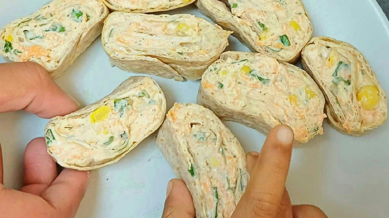 Vegetable Tortilla Pinwheels