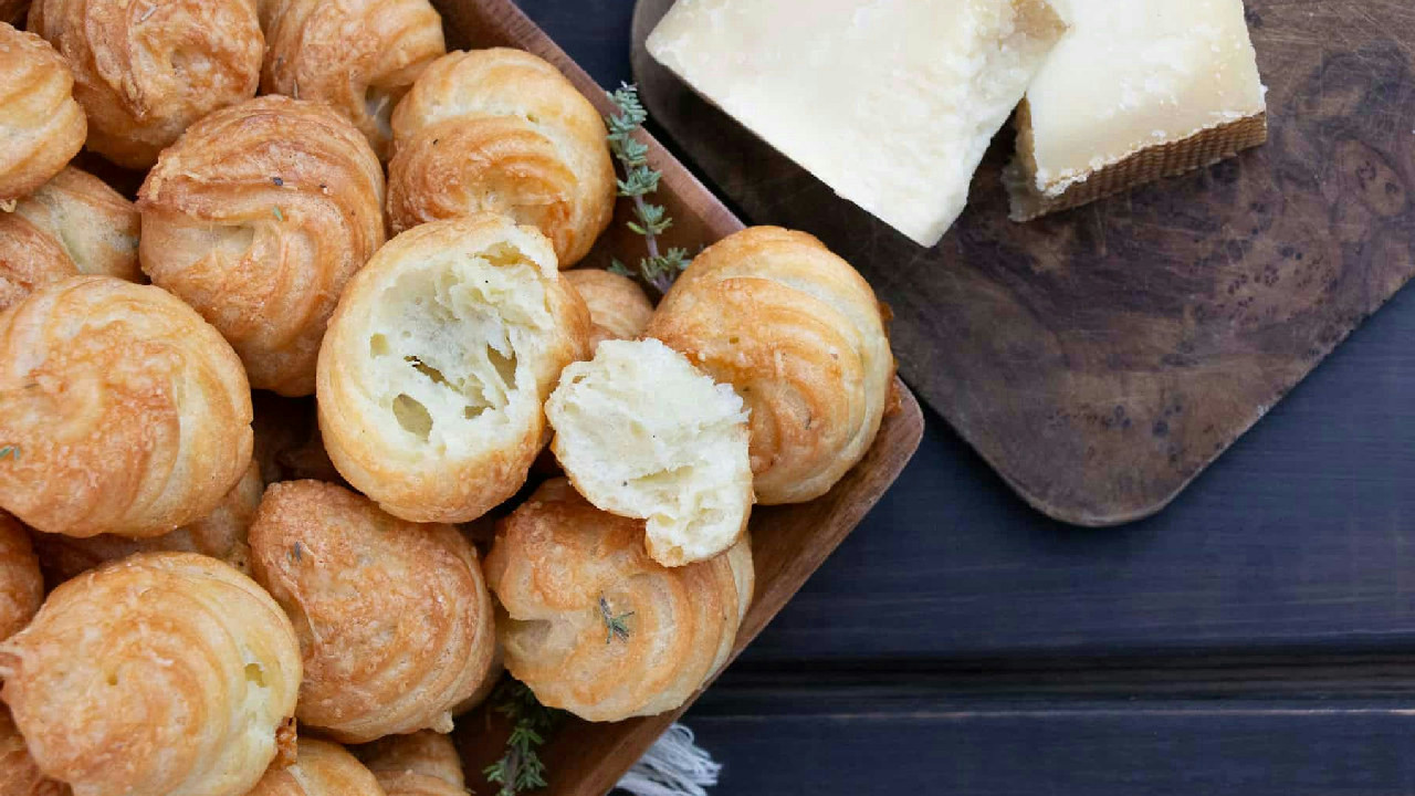 Perfect French Cheese Gougères (Easy Appetizer)