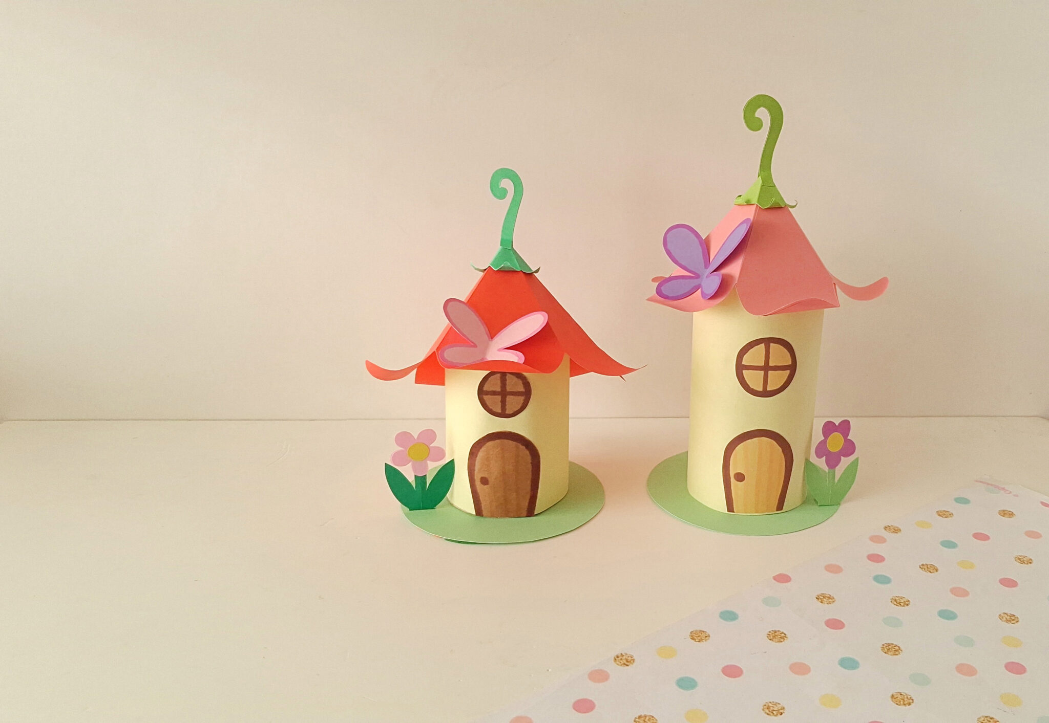 Easy TP Roll Fairy House Craft Kids Will Love