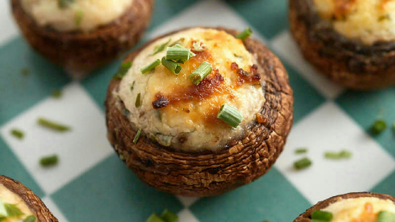 Boursin Stuffed Mushrooms Easy Recipe