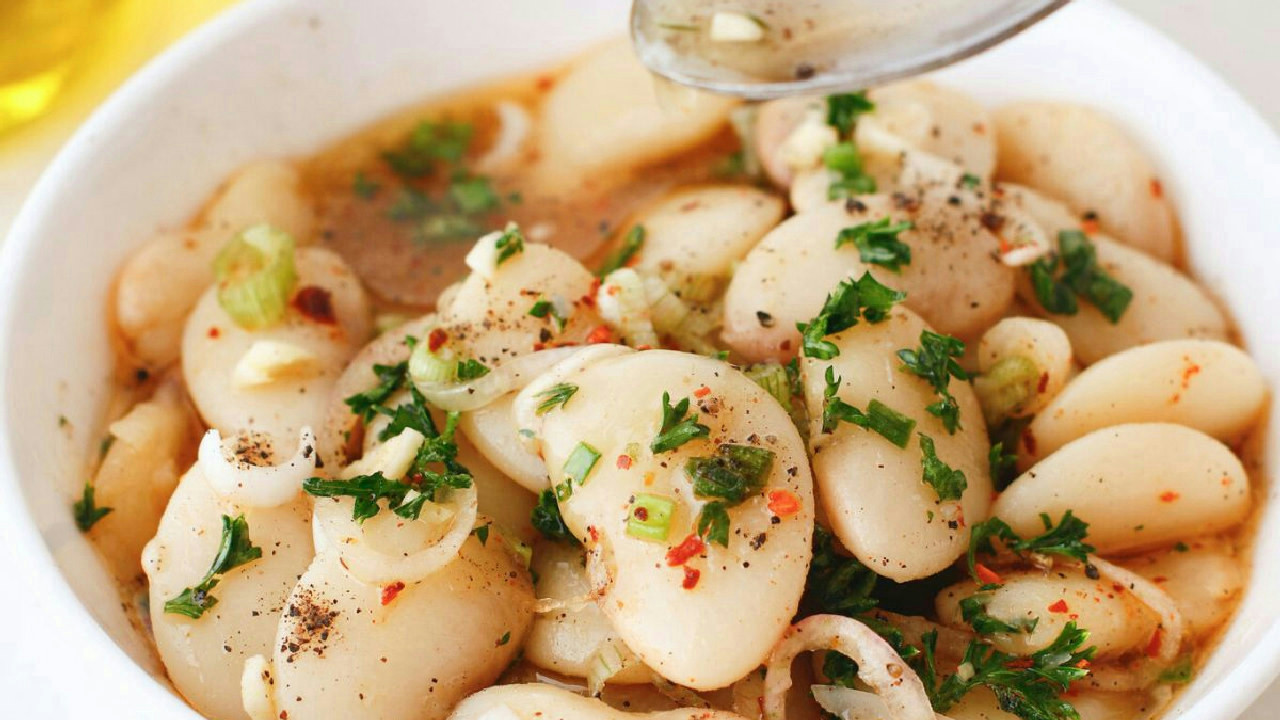 Marinated Butter Beans