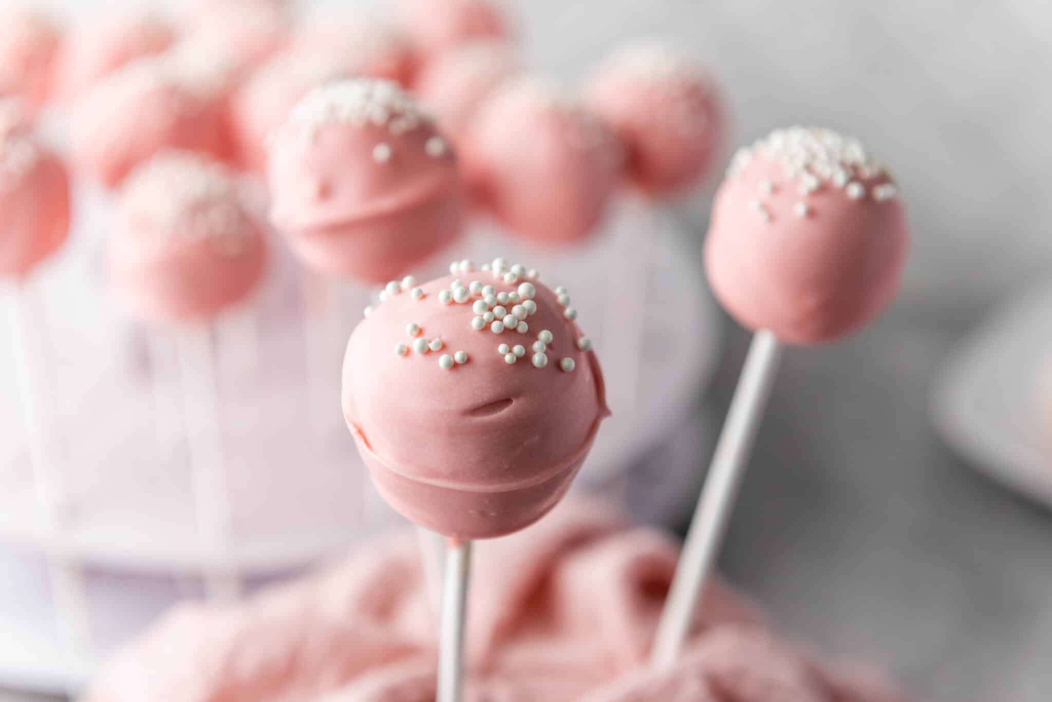 Bite-Sized Pink Desserts for Parties