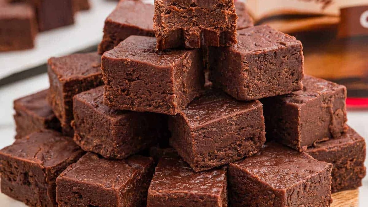 2 Ingredient Fudge with Frosting