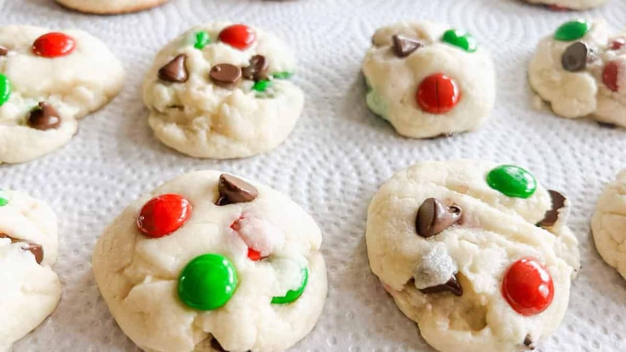 Cake Mix Christmas Cookies