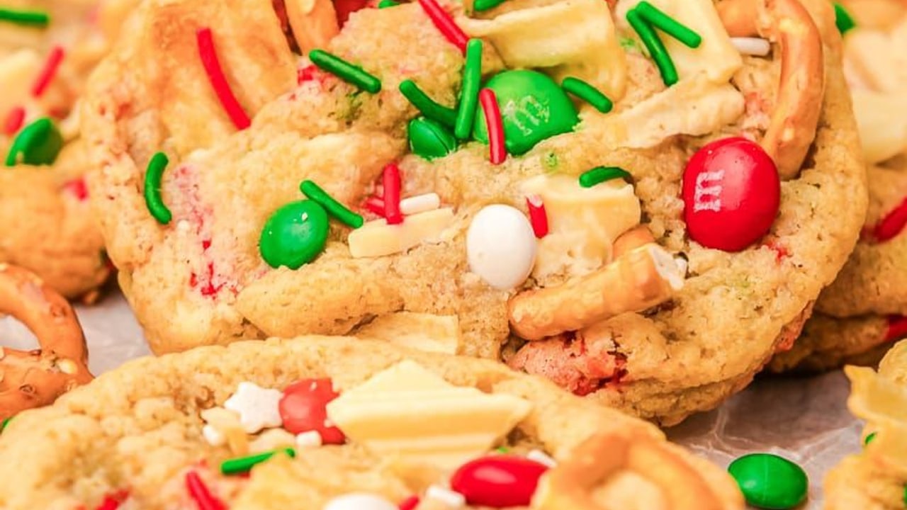 Christmas Kitchen Sink Cookies