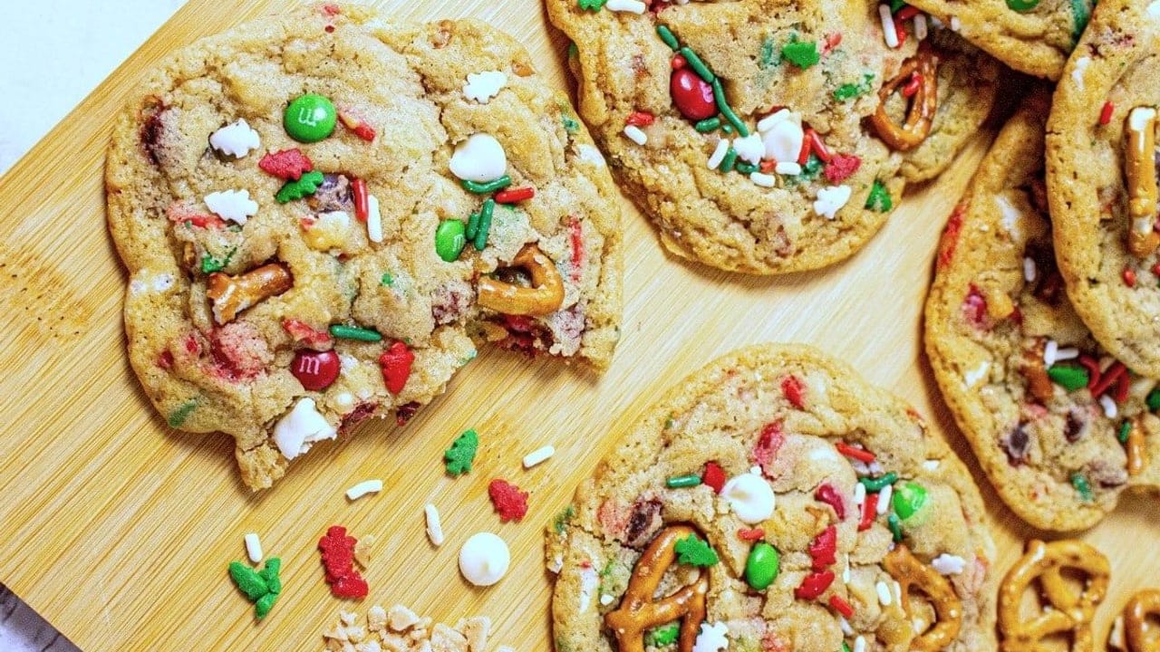 Christmas Kitchen Sink Cookies Or Santa Trash Cookies