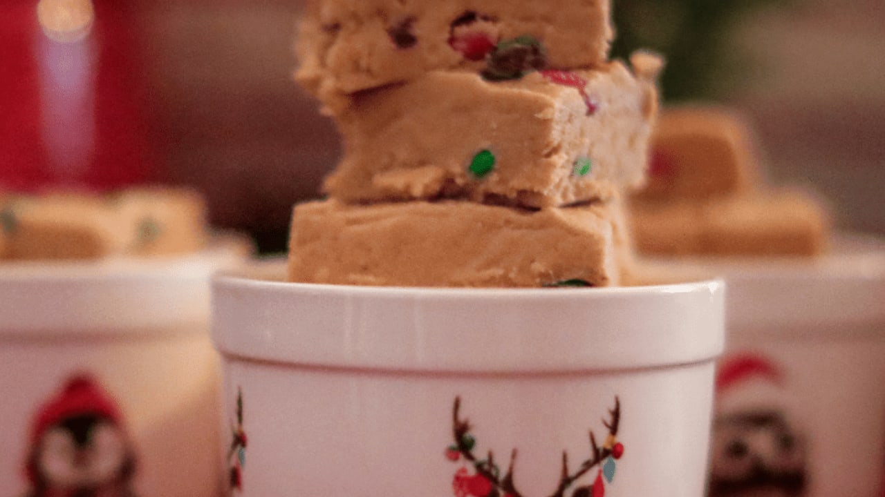 Christmas Peanut Butter Fudge