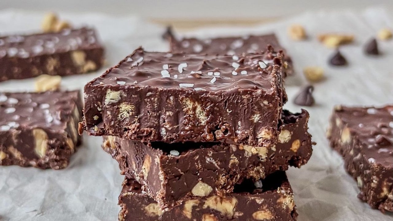 Coconut Crunch Chocolate Squares