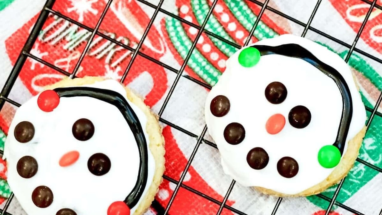 Easy Snowman Cookies