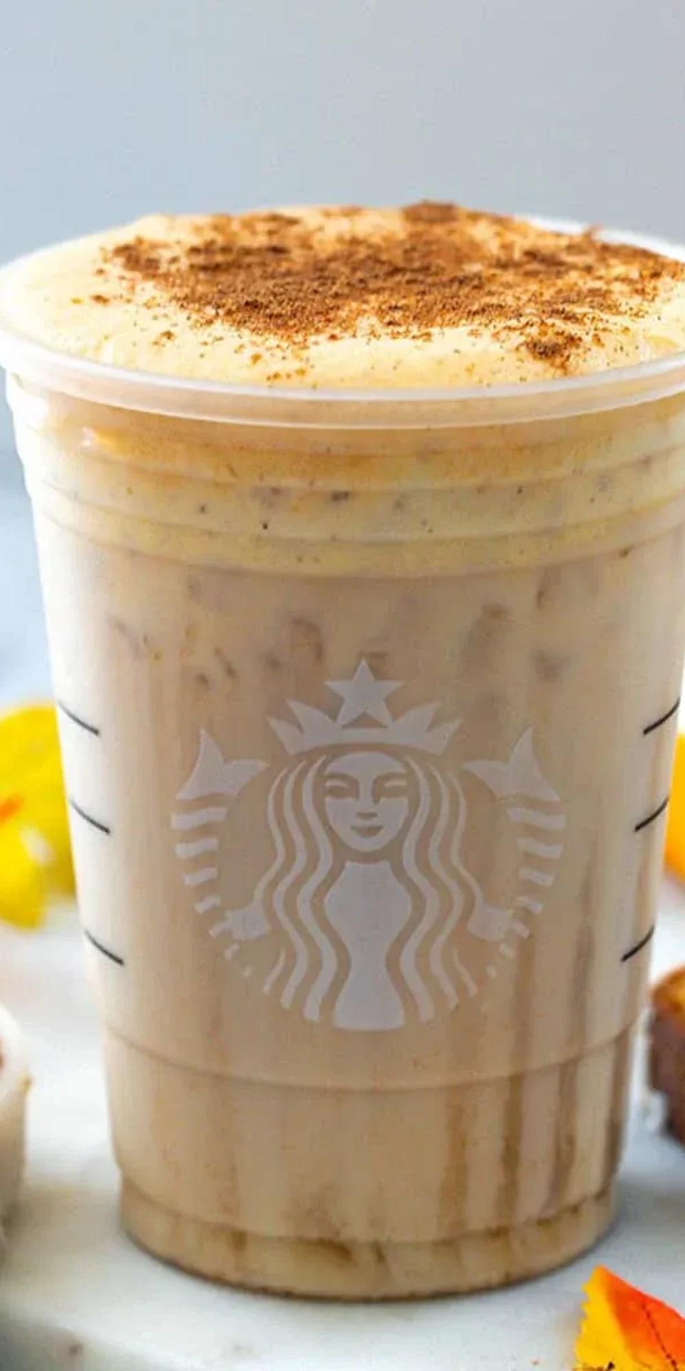 Iced Pumpkin Cream Chai Tea Latte