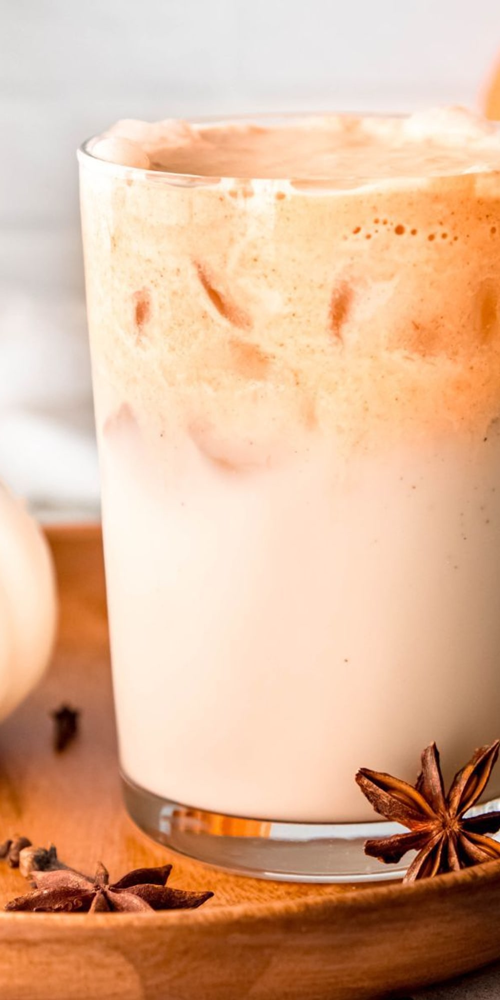Iced Pumpkin Cream Chai Tea Latte (Starbucks Copycat)