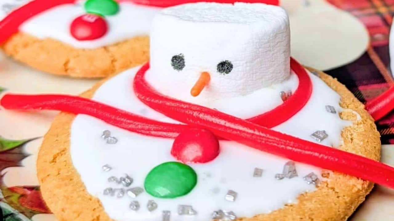 Melted Snowman Cookies